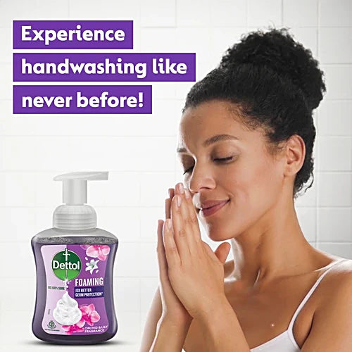 Dettol Orchid & Lily Fragrance Foaming Handwash, 250 ml