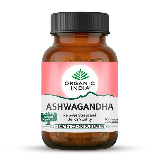 Organic India Ashwagandha Caps - 60 caps