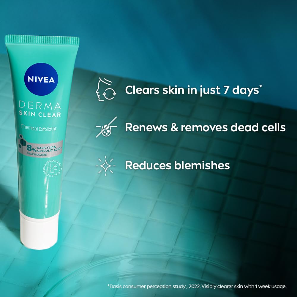 Nivea Derma Skin Clear Exfoliator Face Cleansing - 40 ml