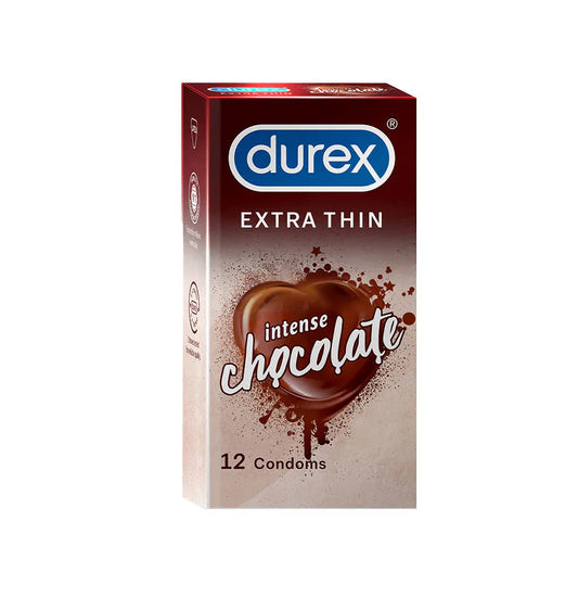 Durex Extra Thin Intense Chocolate Flavoured - 12 Condoms