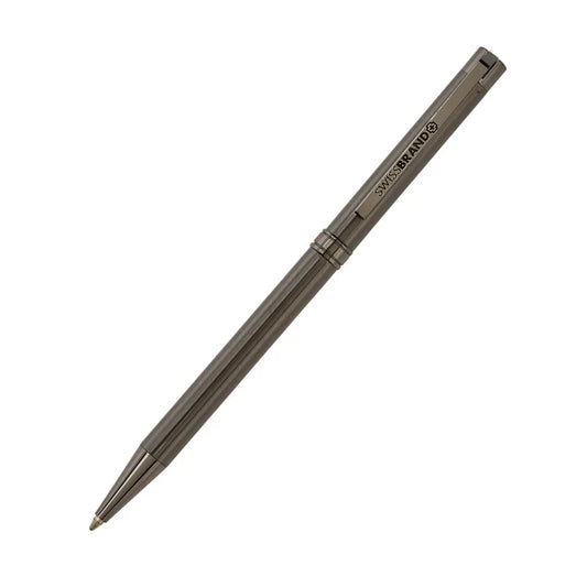 SWISSBRAND Glide 2530 Gunmetal finish Ballpoint Pen with Gunmetal trim