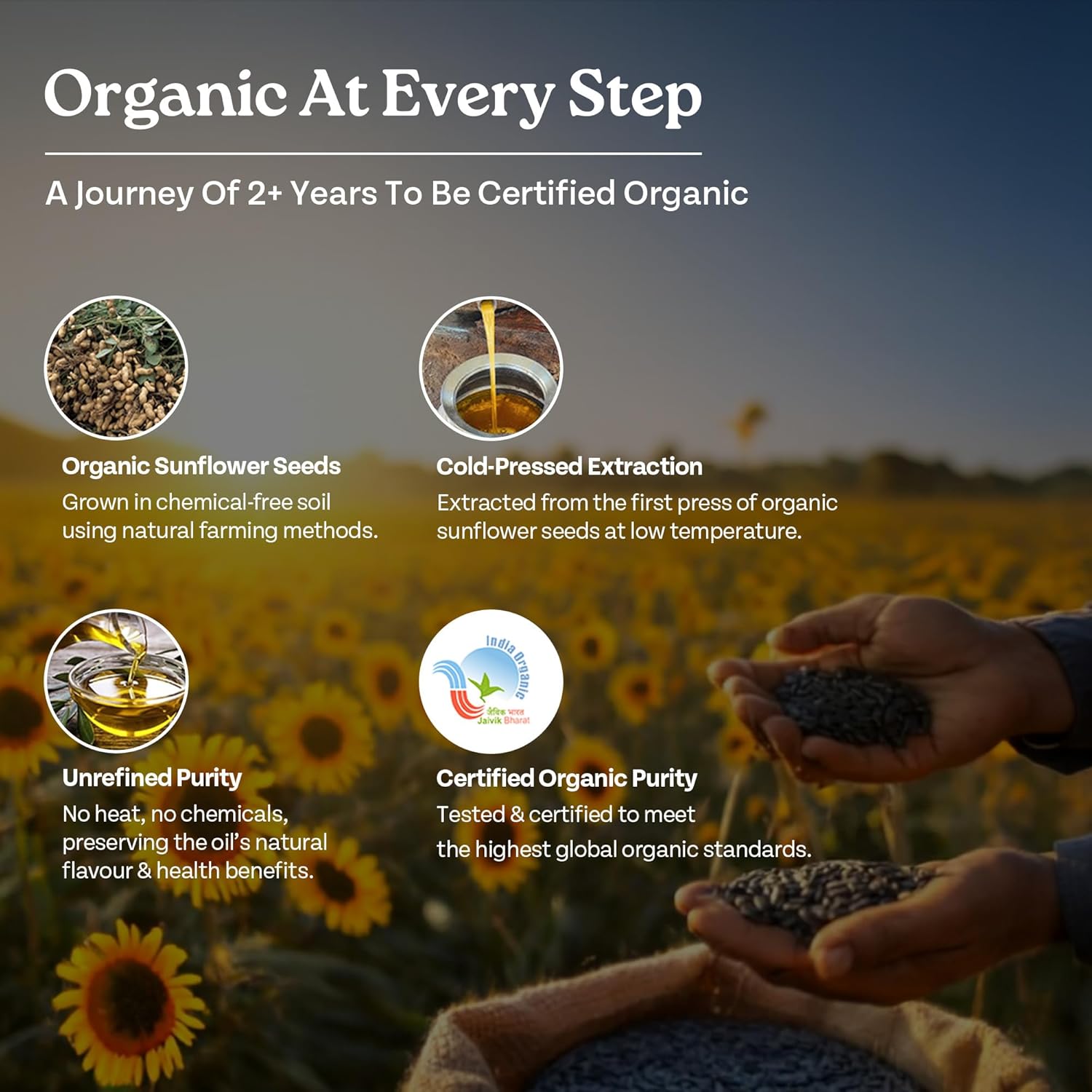 Organic India Sunflower Oil | 1000ml