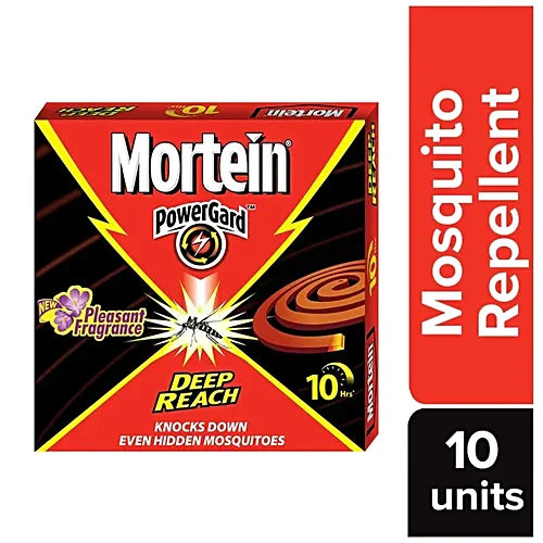 Mortein PowerGard Mosquito Coil - 10 Hrs Protection, 10 pcs