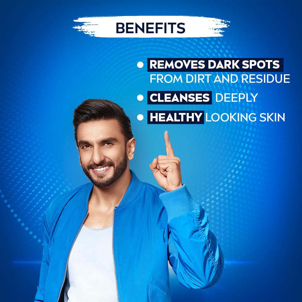 Nivea Dark Spot Reduction Men Face Wash - 100 gm