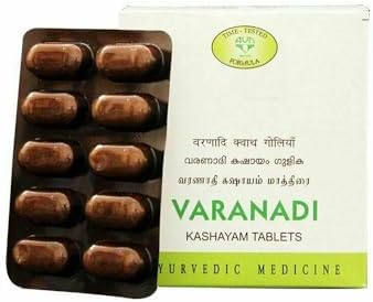 AVN AYURVEDA VARANADI KASHAYAM TABLETS – 120 NOS For obesity, Rheumatic complaints, Head ache