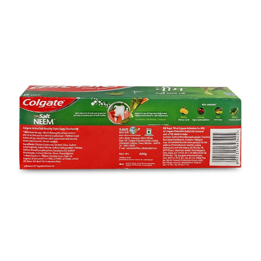 Colgate Active Salt Neem Toothpaste 400G
