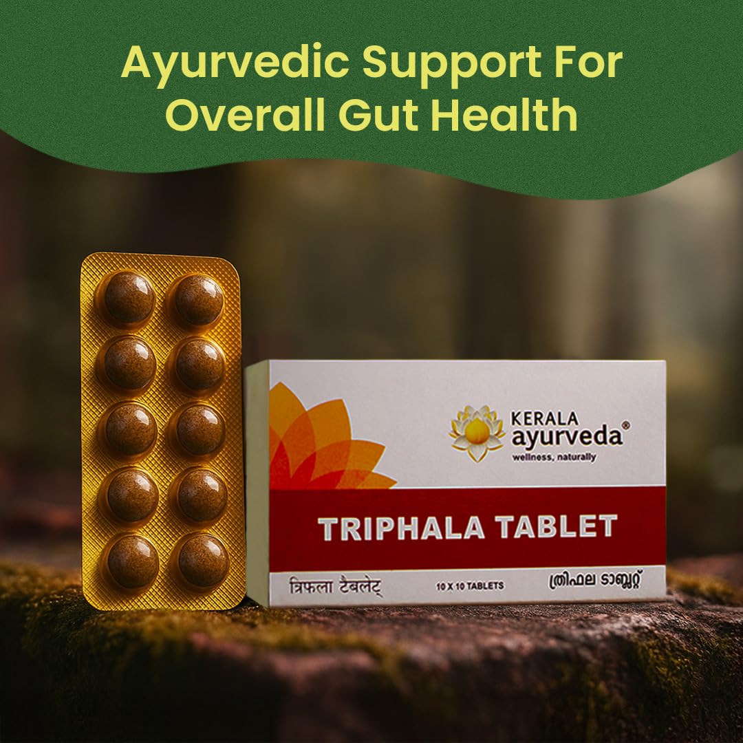 Kerala Ayurveda Triphala 100 Tablets - 100 tabs