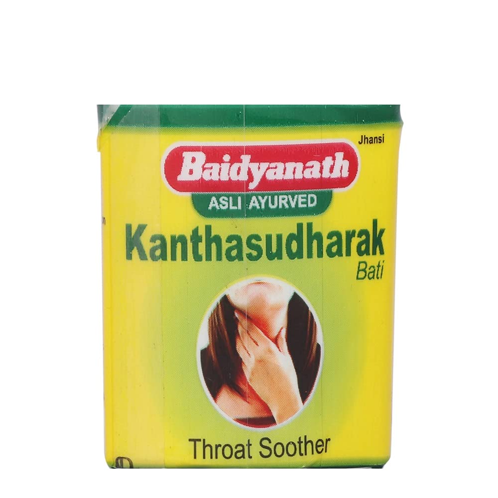 Baidyanath Kanth Sudharak Vati (6g) For Irritation, Pain and Inflammation Associated with Sore Throat