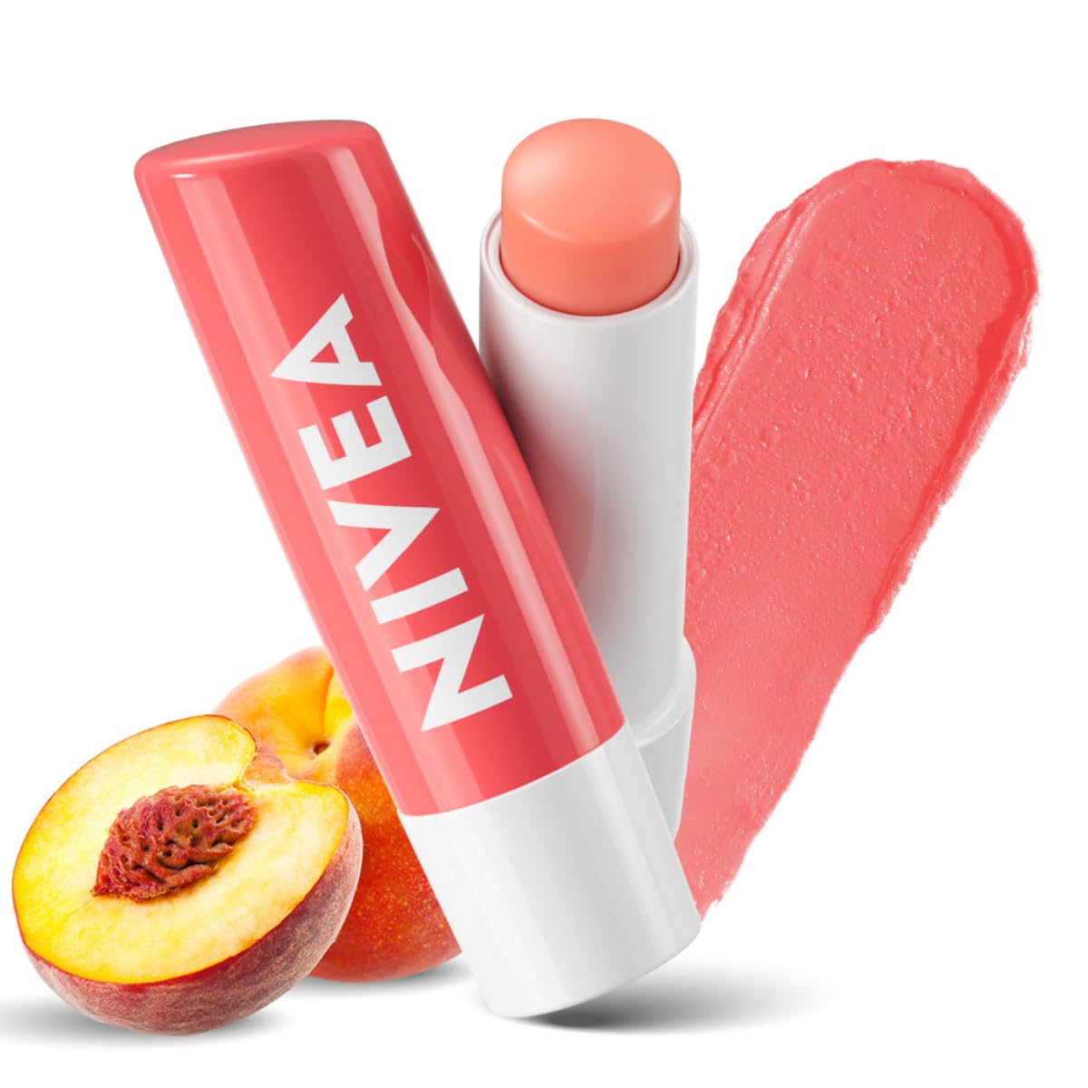 Nivea Lip Balm - Peach Shine - 4.8 gm
