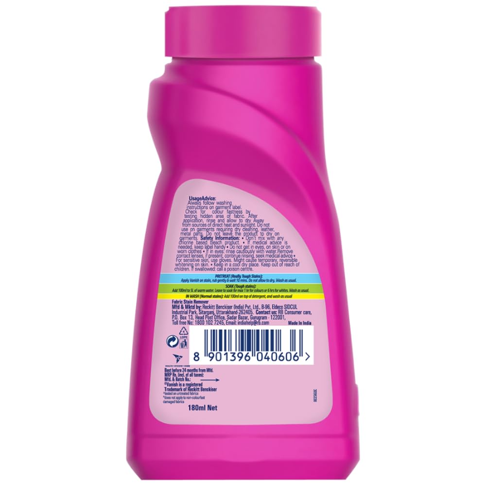 Vanish All in One Liquid Detergent Booster - 180 ml