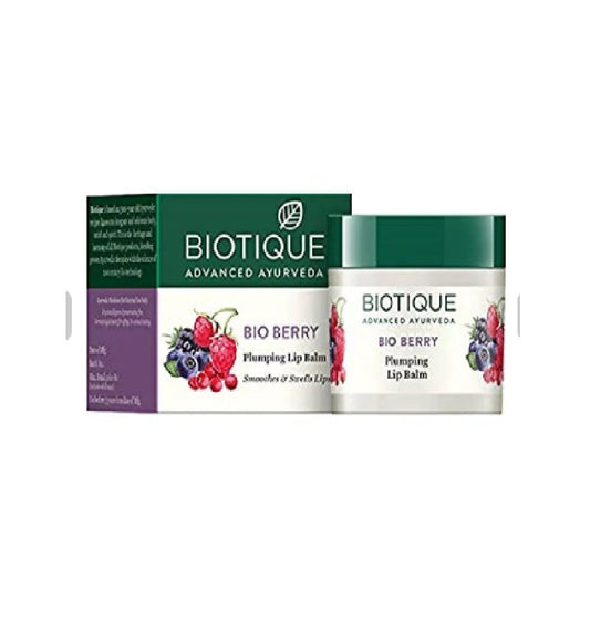 Biotique Advanced Ayurveda Bio Berry Plumping Lip Balm - 12 gm