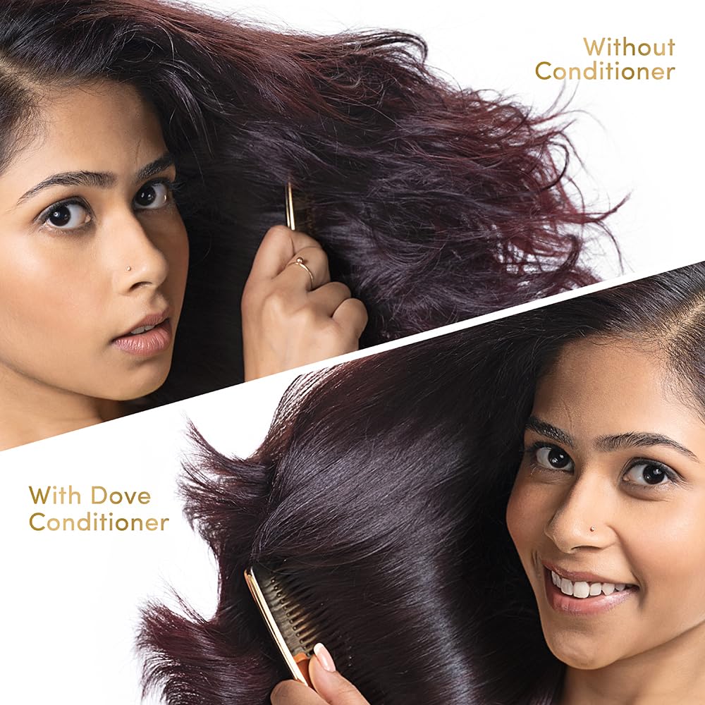 Dove Glycolic + Hydration Conditioner With 5% Hydra-Glycol For Upto 100 Hours Of Hydrated, Fluid Hair - 175 ml