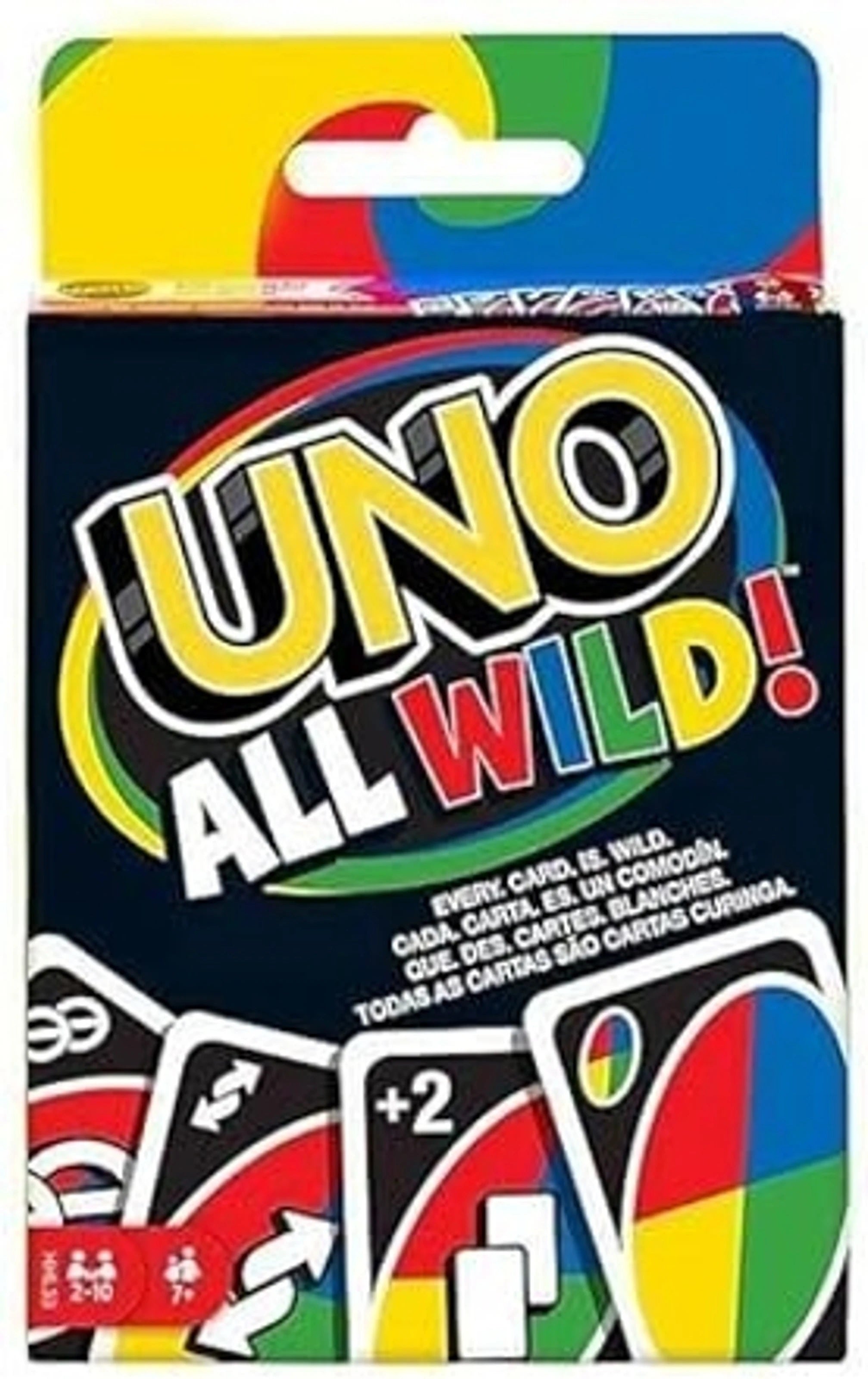 UNO All Wild Card Game - Family Party Game  with  Fun Challenge Cards