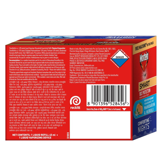Mortein Insta5 Combo Machine with Refill, 45 ml