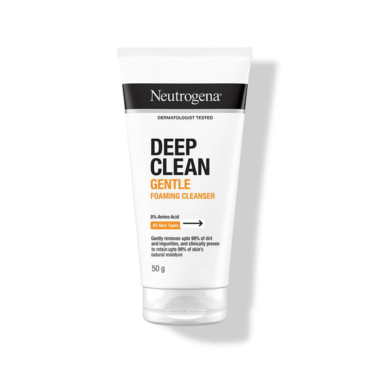 Neutrogena Deep Clean Gentle Foaming Cleanser - Moisturizing Face Wash 50gm
