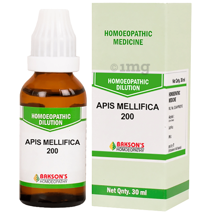Bakson's Homeopathy Apis Mellifica Dilution - 30 ml - 200 CH