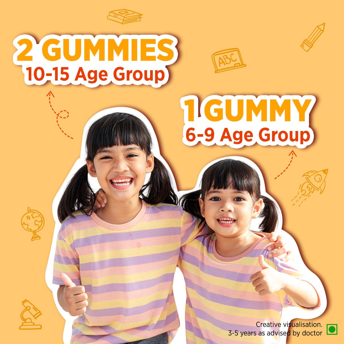 Centrum Kids- Multivitamin Gummies for Kids ,  Veg - 50 gummies