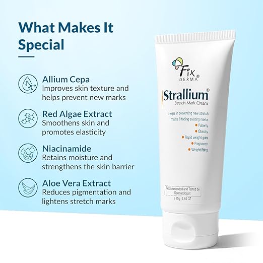 Fixderma Strallium Stretch Mark Cream - 75 gm