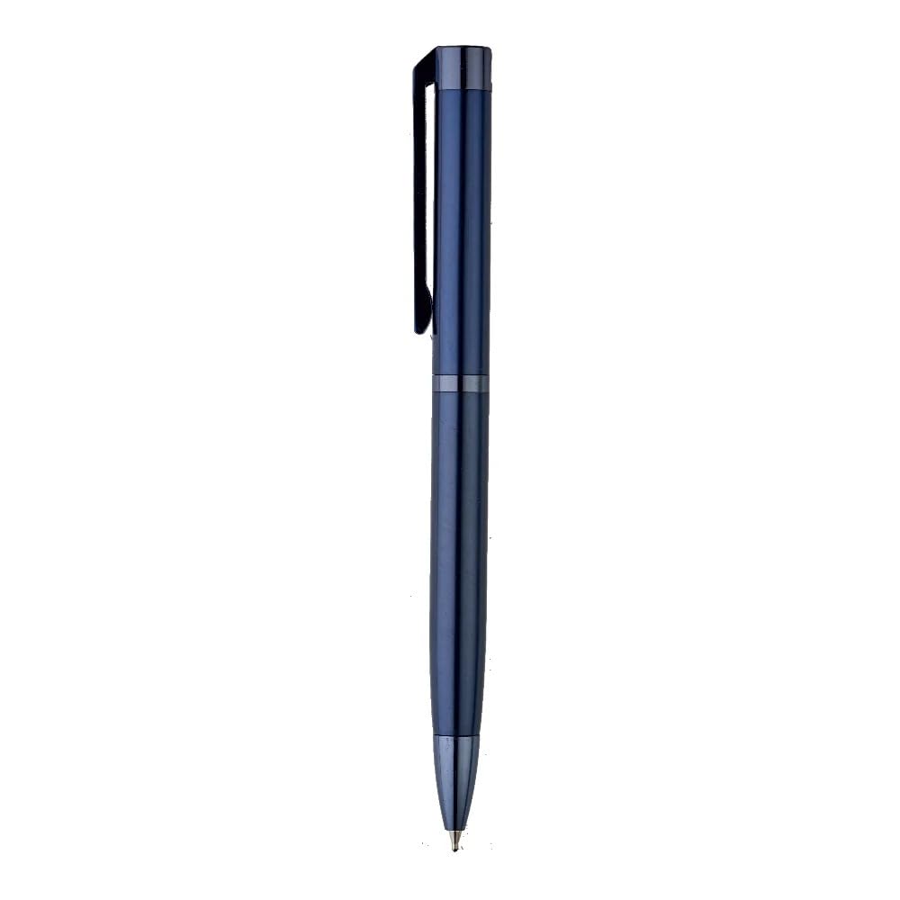 Submarine 1012 Blue Plate Premium Ball Pen, Metal Body With Blue Ink Jotter Refill,