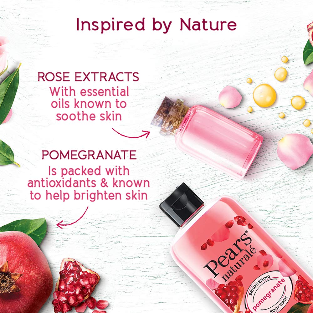 Pears Naturale Brightening Pomegranate Body Wash - 250 ml