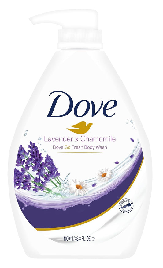 Dove Body Wash - Lavender & Chamomile Go Fresh - 1000 ml - Pack of 1