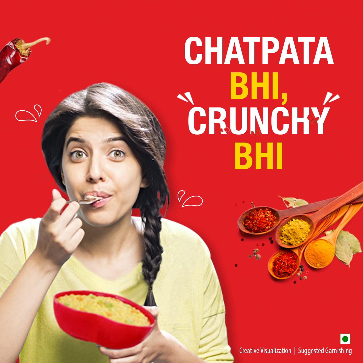 Saffola Karara Crunch Masala Oats - 500 gm