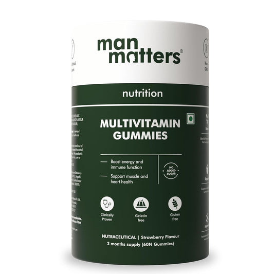 Man Matters Multivitamin Gummies For Men - Strawberry Flavor - 60 Gummies