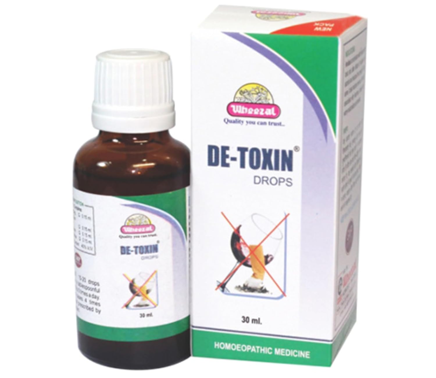 Wheezal Homeopathy De-Toxin Drops - 30 ml