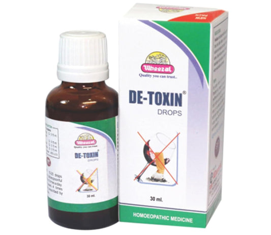 Wheezal Homeopathy De-Toxin Drops - 30 ml