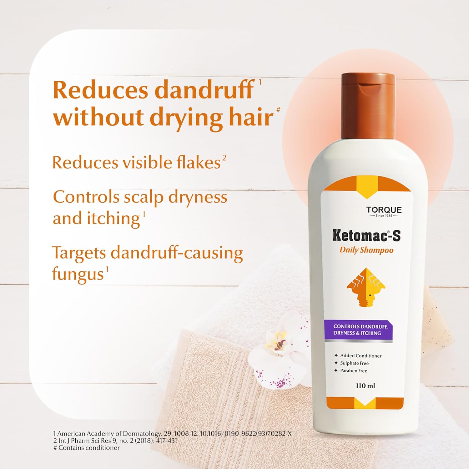 Ketomac-S Anti-Dandruff Shampoo With Selenium Sulfide & Conditioner