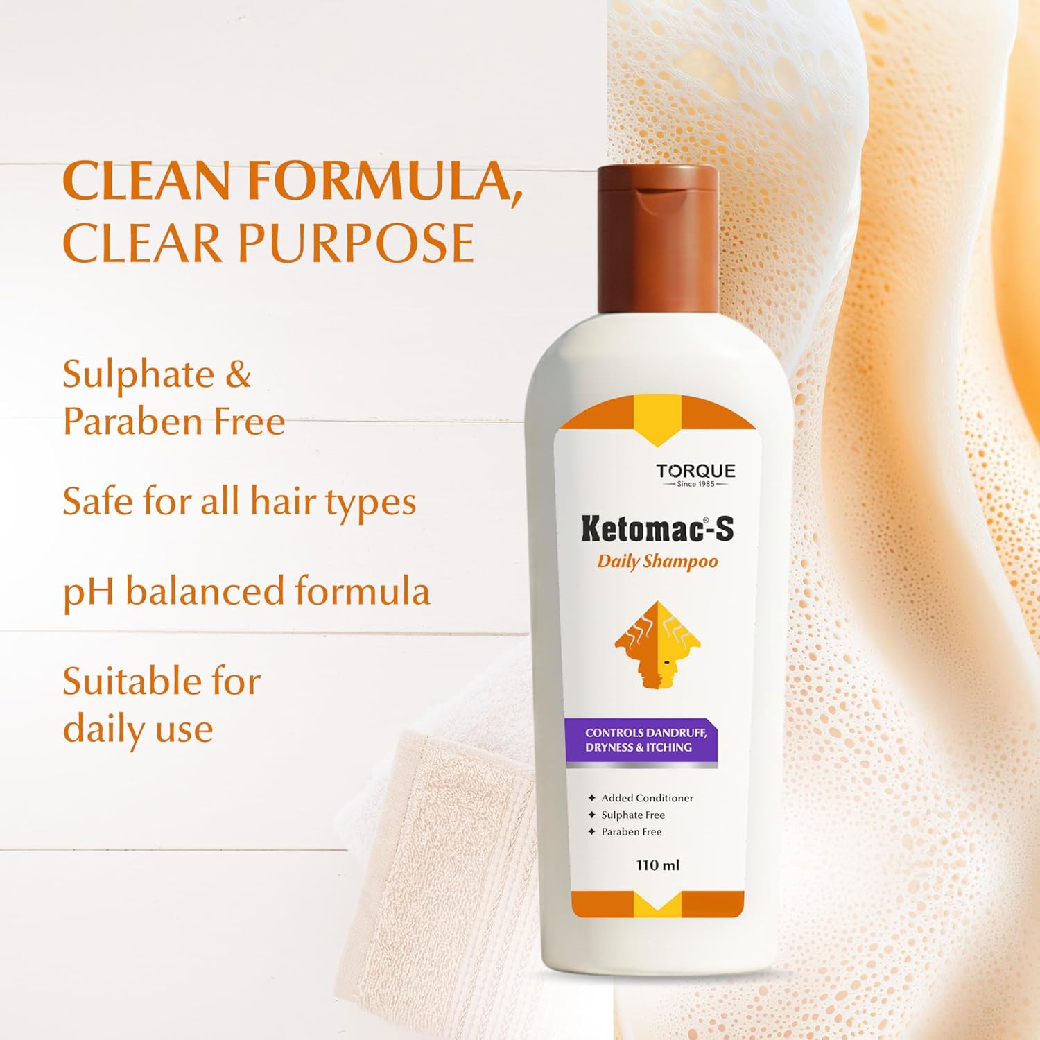 Ketomac-S Anti-Dandruff Shampoo With Selenium Sulfide & Conditioner