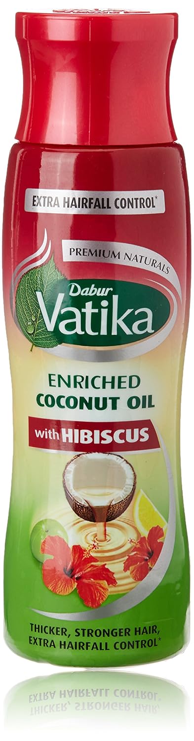 Dabur Vatika Enriched Coconut Hair Oil With Hibiscus, 300 Ml