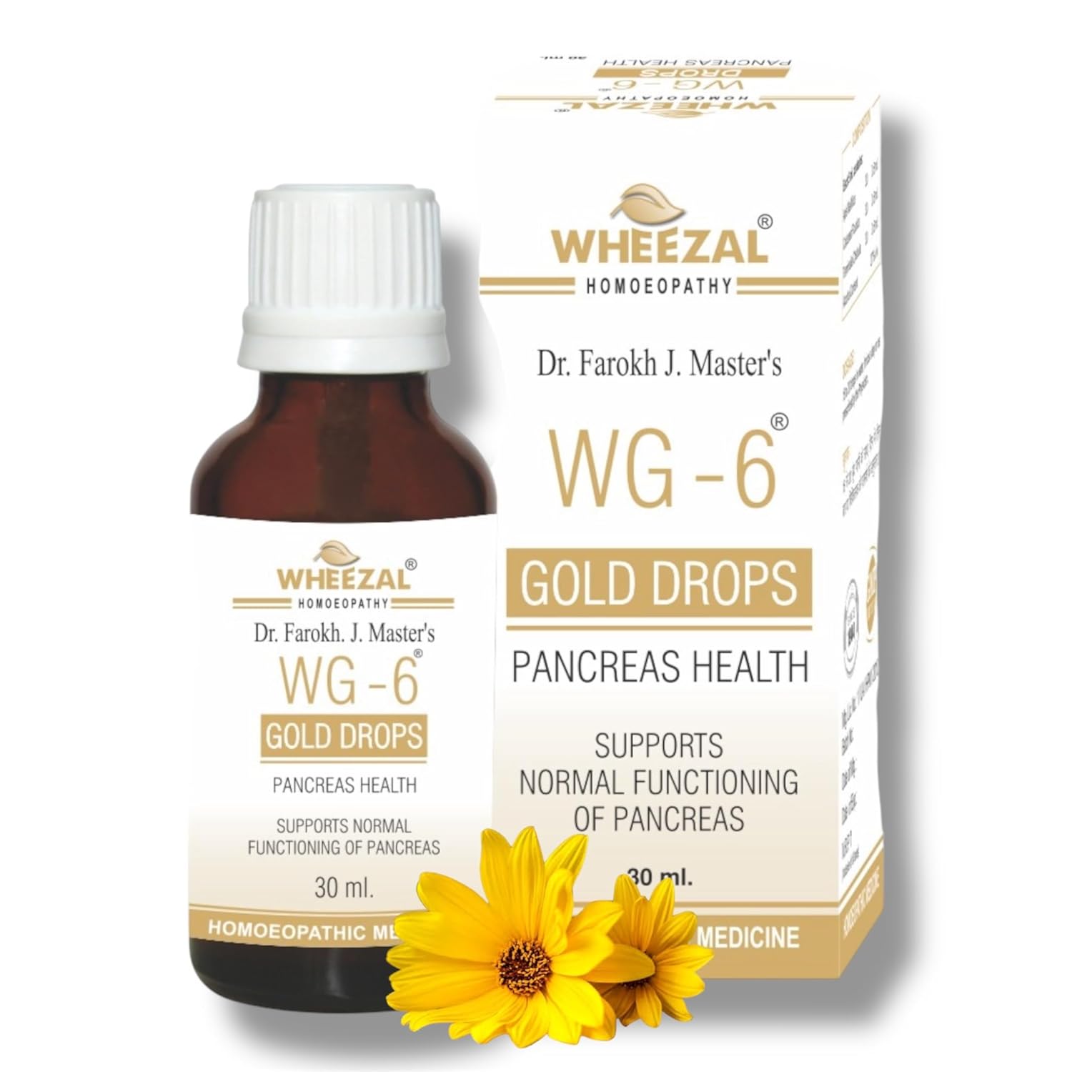 Wheezal Homeopathy WG-6 Gold Drops - 30 ml
