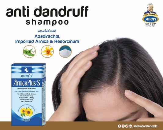 Allen's Homeopathy ArnicaPlus-S Anti Dandruff Hair & Scalp Cleanser - 100 ml