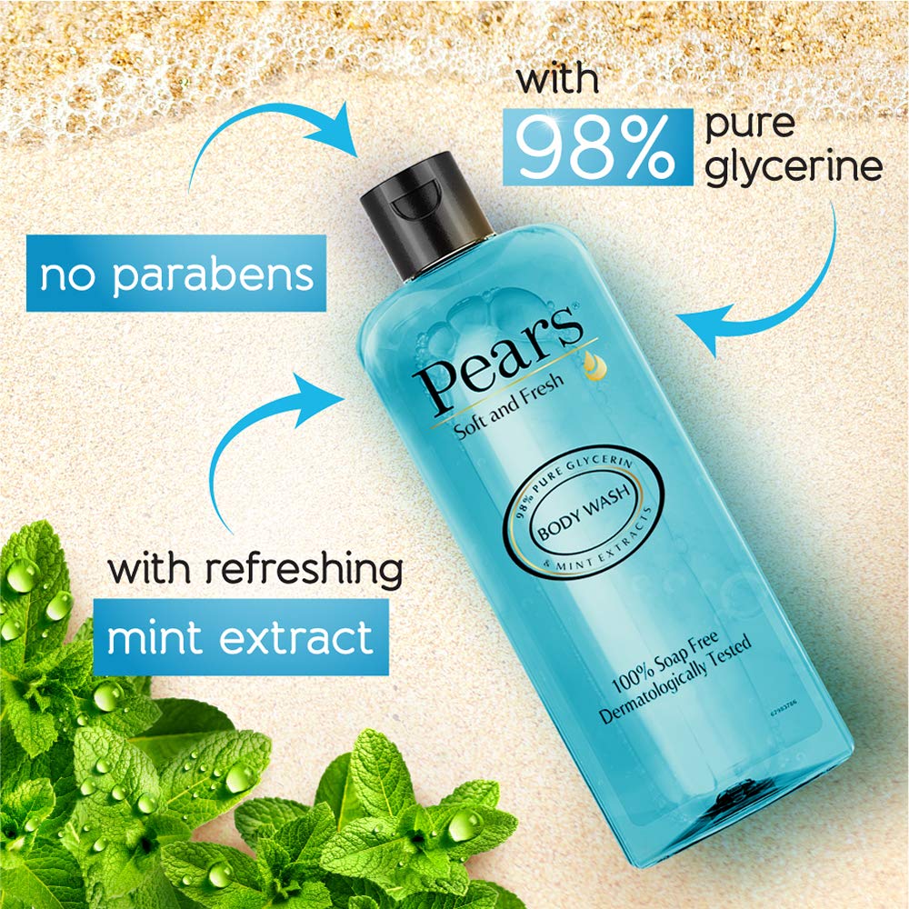 Pears Soft & Fresh And Naturale Nourishing Coconut Water Body Wash Combo - Combo