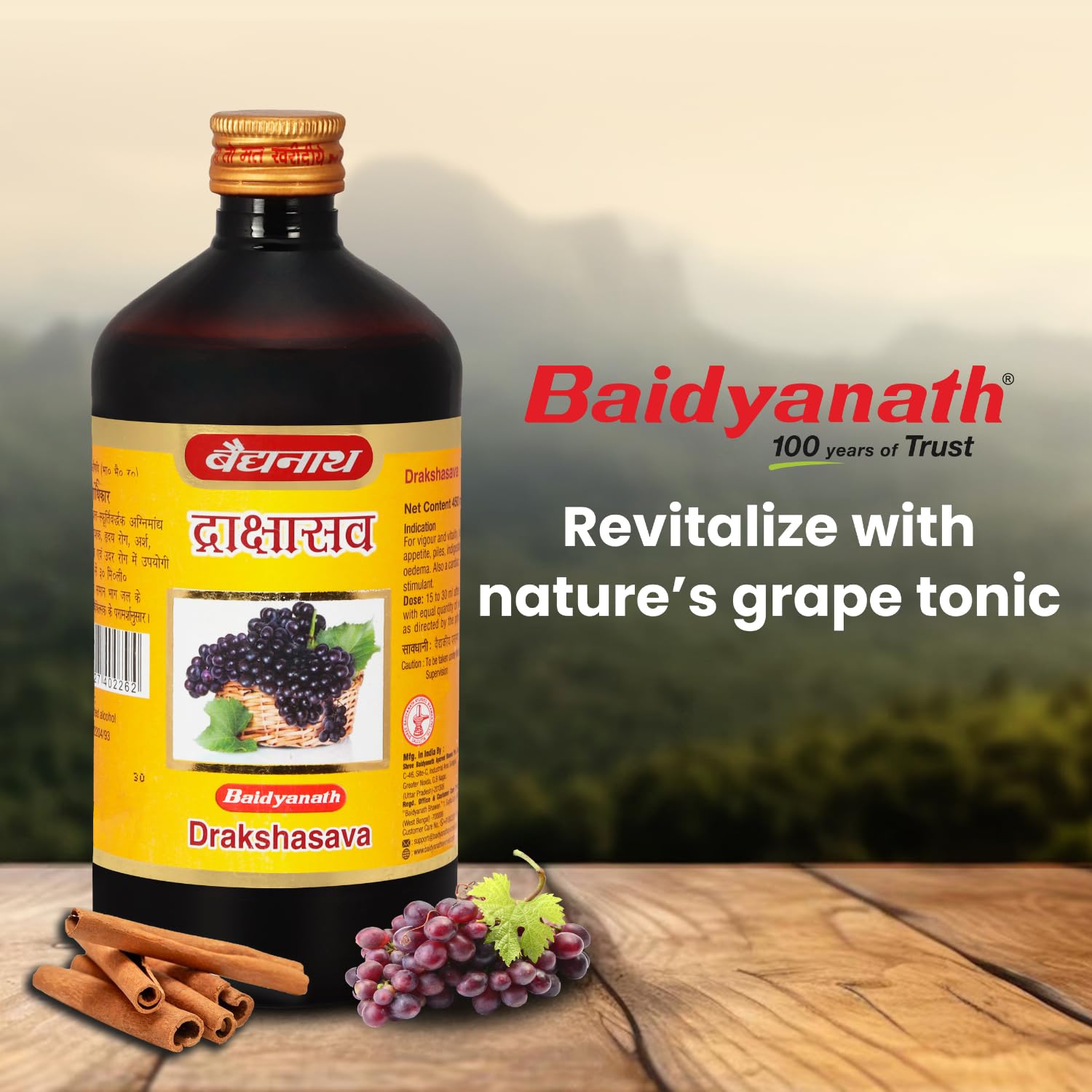 Baidyanath Ayurved Drakshasava 450ml