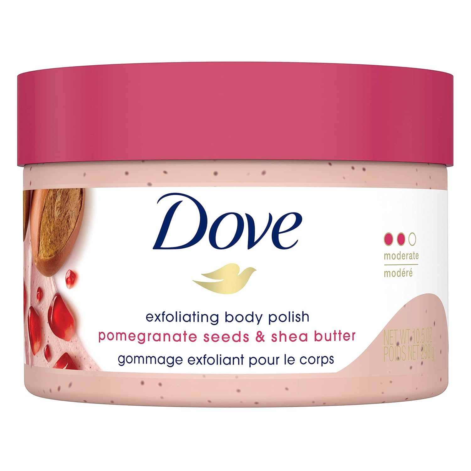 Dove Bestselling - Pomegranate Scrub & Deep Moisture Bodywash Combo - combo