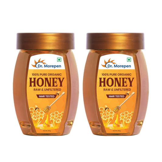 Dr. Morepen Natural & Pure Honey Nmr Tested & No Sugar Adulteration 250G Pack Of 2