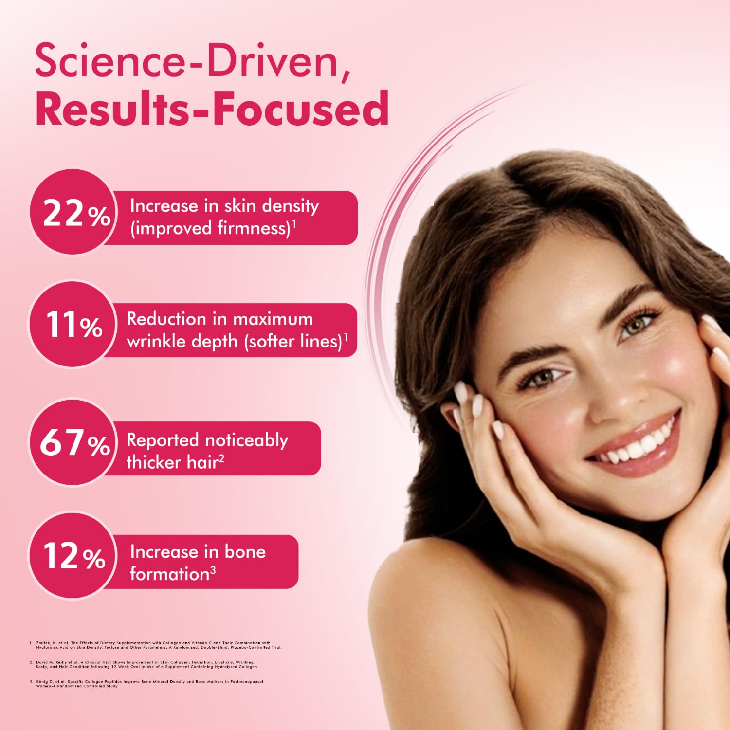 DR. MOREPEN Skin Collagen Powder with Glutathione, Hyaluronic Acid, Resveratrol & Biotin for Skin, Hair & Joint Support, Strawberry Watermelon Flavour, 31 Servings – 250g