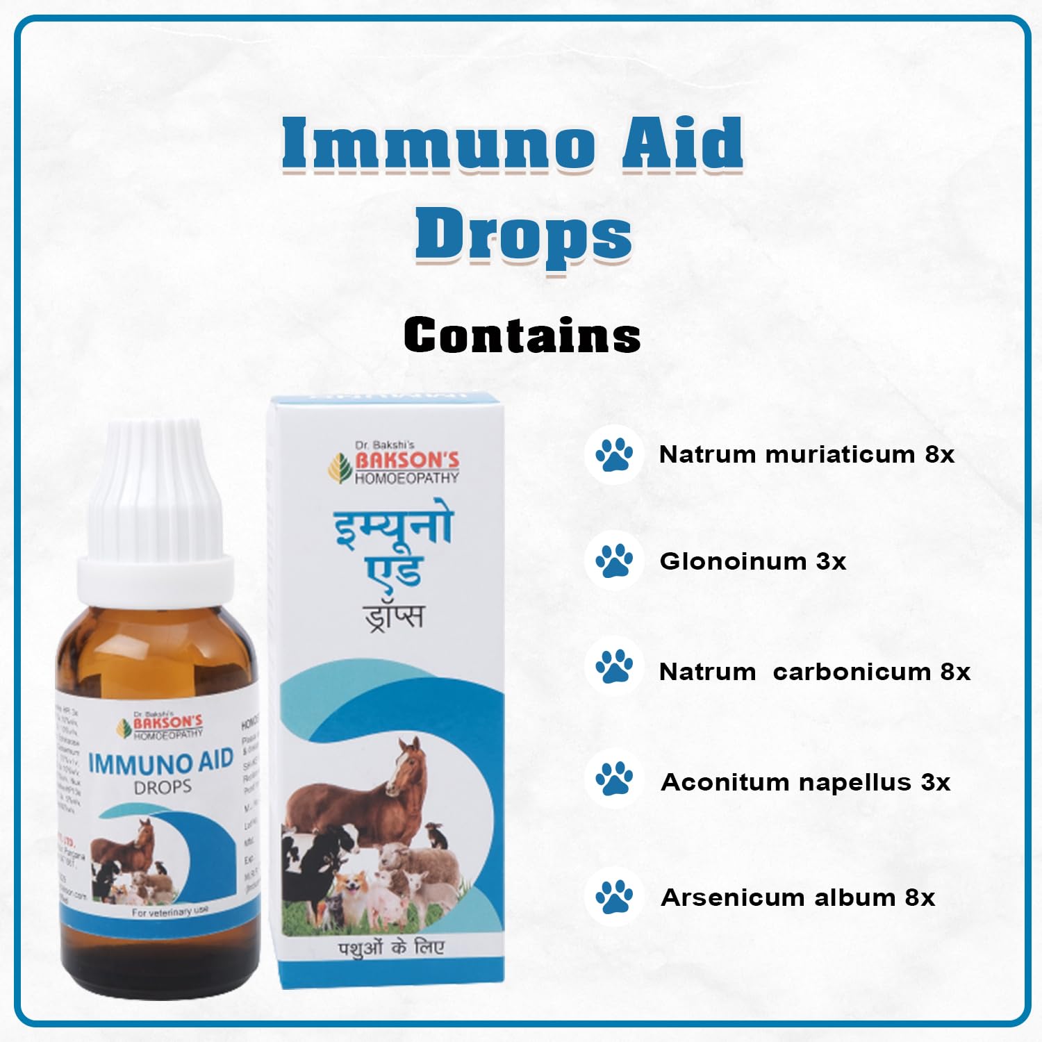 Bakson's Homeopathy Immuno Aid Drops - 30 ml