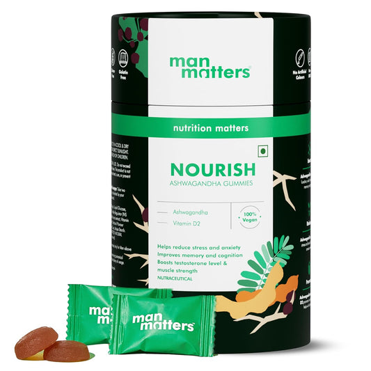 Man Matters Ashwagandha Gummies For Men - Tamarind Flavor - 60 Gummies