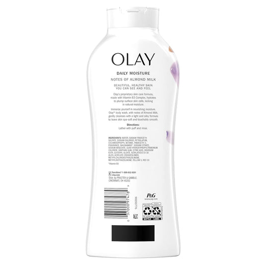 Olay Daily Moisture Body Wash With Almond Milk - 650 ml