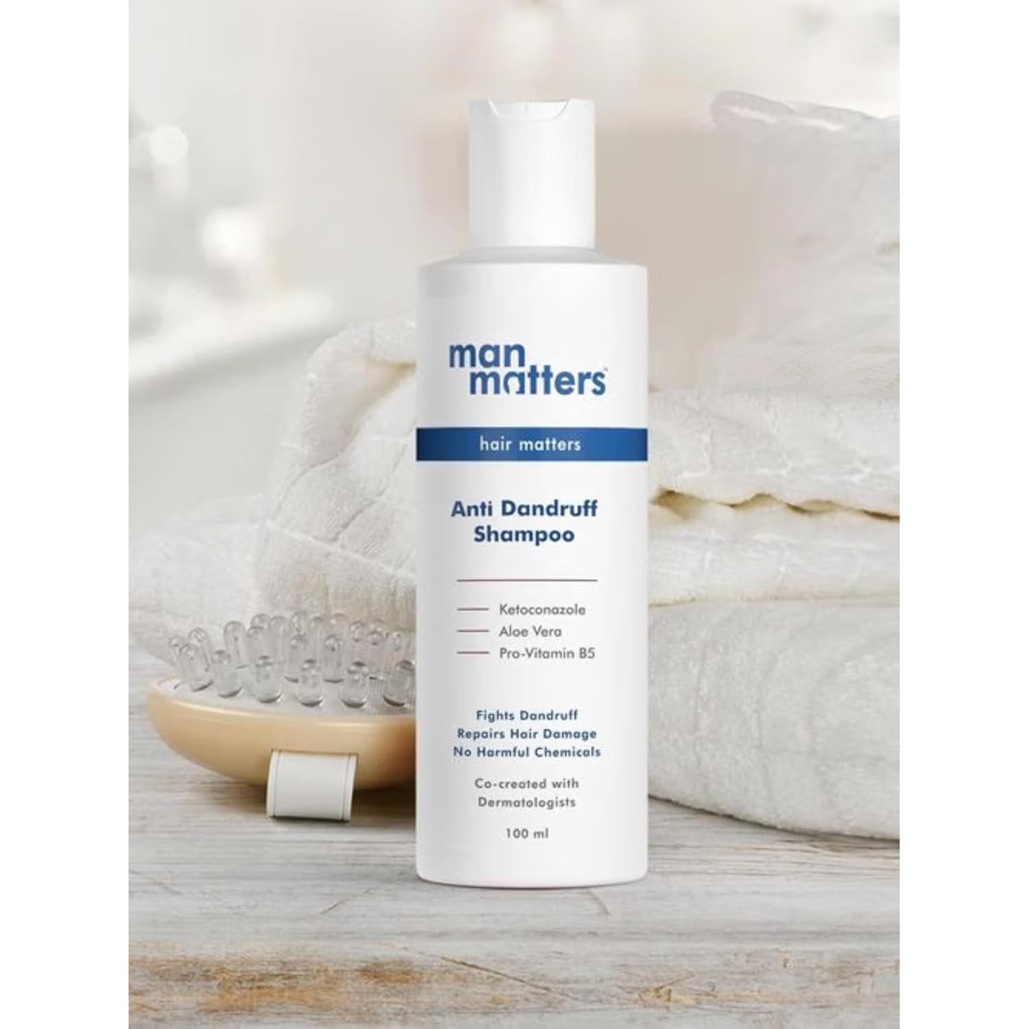 Man Matters 1% Ketoconazole Anti-Dandruff Shampoo, Reduces Itching & Dandruff - 100 ml