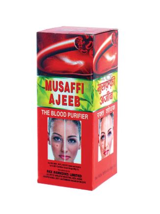 Rex Remedies Musaffi Ajeeb Syrup - 200 ml (Pack of 2)
