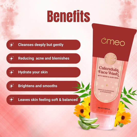 Bjain Homeopathy Omeo Calendula Face Wash - 100 ml