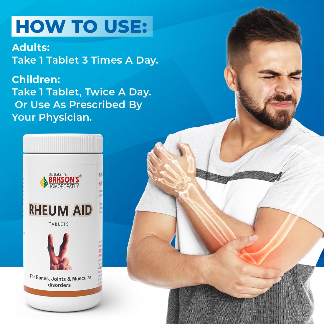 Bakson's Rheum Aid Tablet - 75 tabs - Pack of 1
