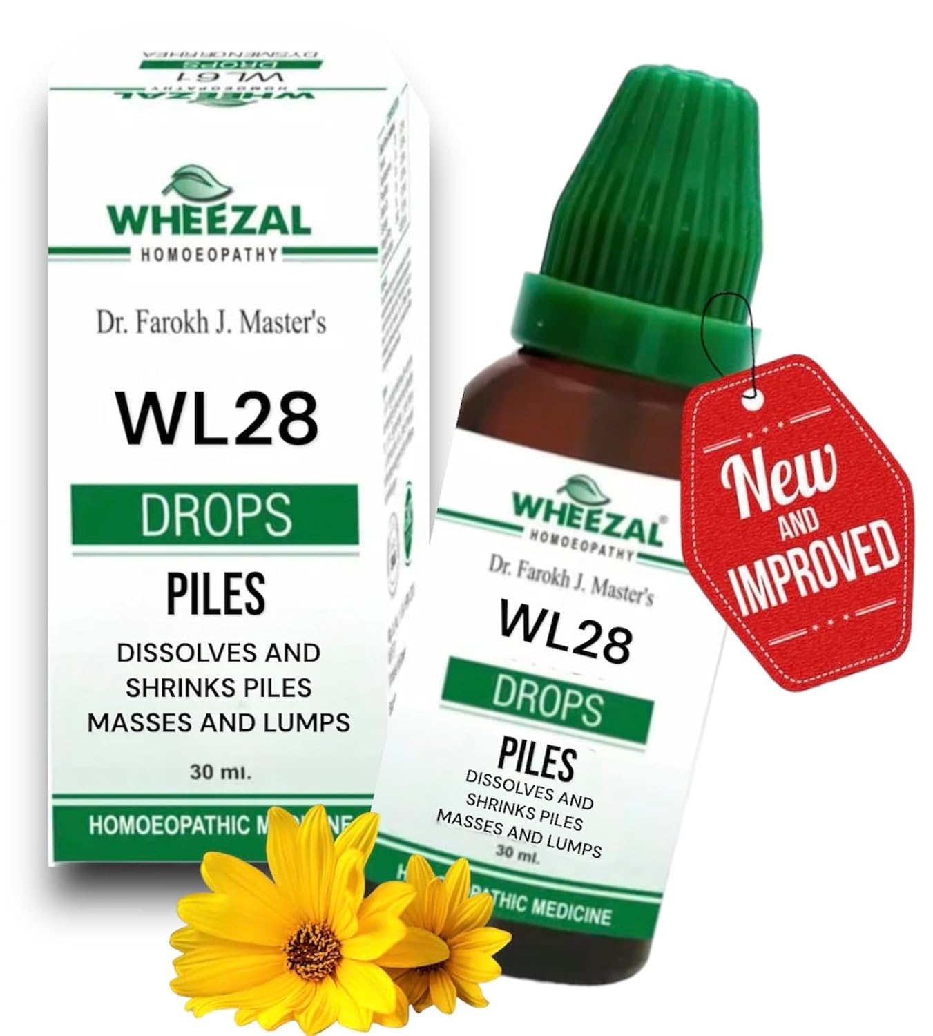 Wheezal Homeopathy WL-28 Piles Drops - 30 ml