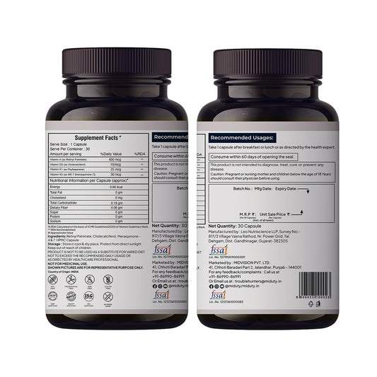 Miduty by Palak Notes A.D.K Capsules - 30 caps
