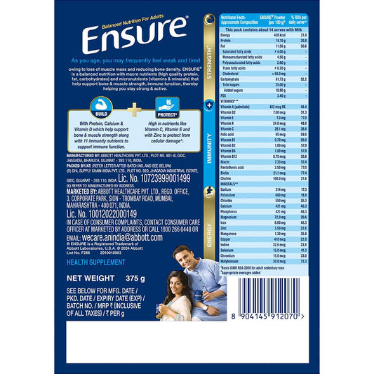 Ensure Chocolate flavour Refil 200G Abbott