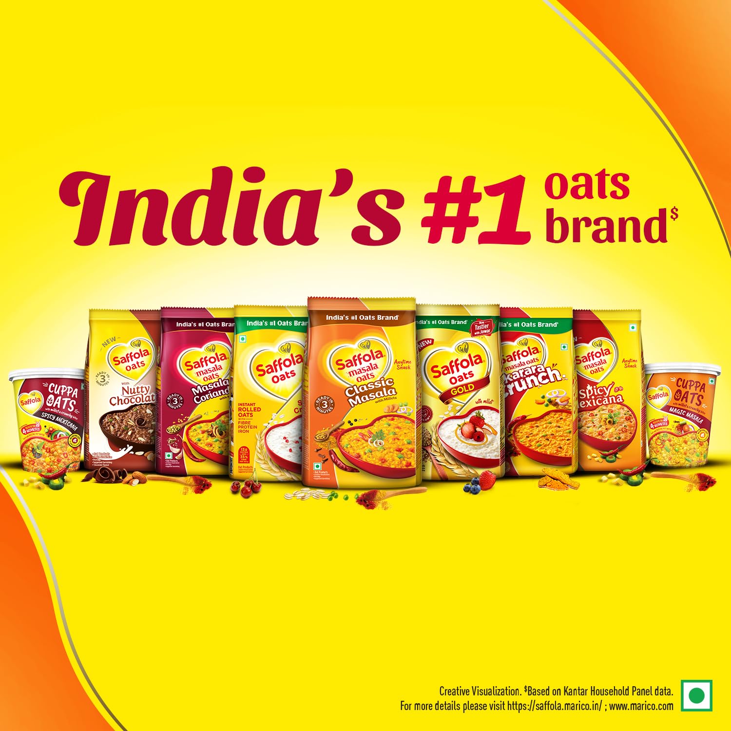 Saffola Masala Oats Classic Masala - 500 gm